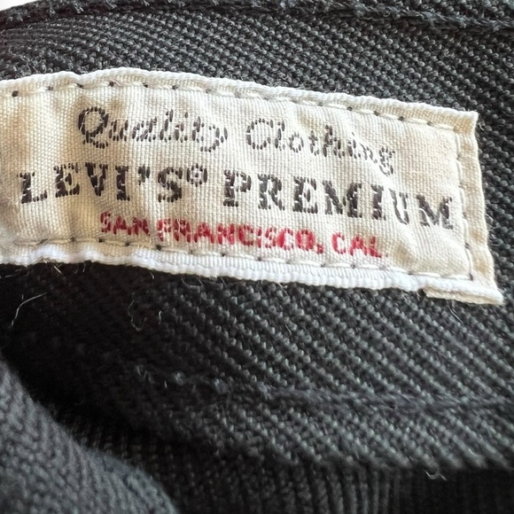 Levi's Premium Math Club Flare pants brown black casual 26 - Picture 8 of 8